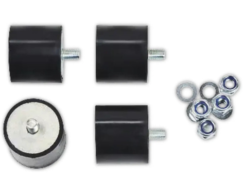 Vaillant Dämpfungsfüße klein 4 Stück für aroTHERM Split und aroTHERM plus 0020252091 Schwingungsdämpfer mit Schrauben und Muttern