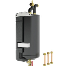 Warmwasserspeicher mit Anschlüssen und Heizelementen