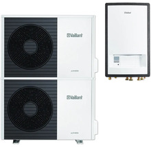 Vaillant aroTHERM Luft-Wasser-Wärmepumpe und Inneneinheit
