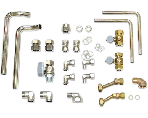 Vaillant Installations-Set AP/UP auf Fremdinstallationen Vissmann Vitodens 200 für VC/VCW/VC 0010025441 Verschiedene Sanitärinstallationsmaterialien, einschließlich Rohre, Ventile und Winkelstücke