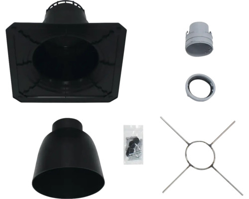 Mehrere Teile eines Abgasrohrsystems