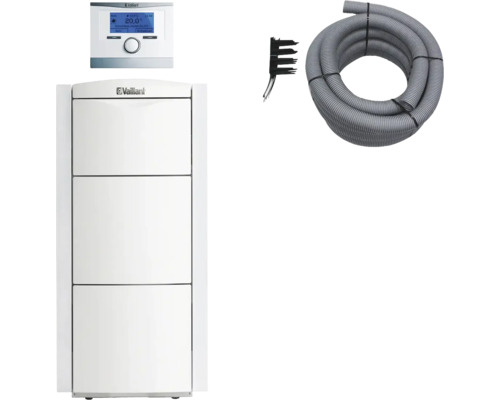 Vaillant Heizungsanlage mit Steuerungselement, Anschluss und Wellrohr