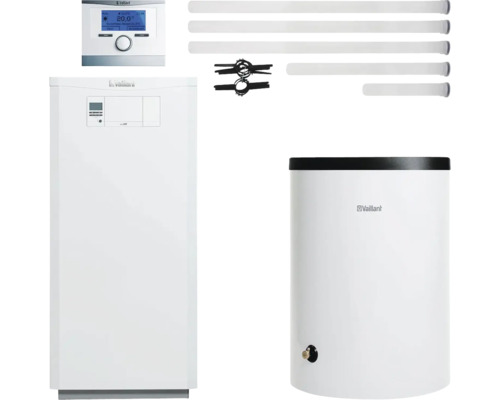 Vaillant Heizungsanlage mit Regler, Speicher und Zubehör