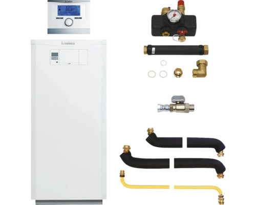 Vaillant Paket 2.66/3 Gas-Brennwertkessel ecoVIT VKK 186/5 und witterungsgeführter Regelung multiMATIC VRC 700/60010029845 Vaillant Heizungsanlage mit Zubehör