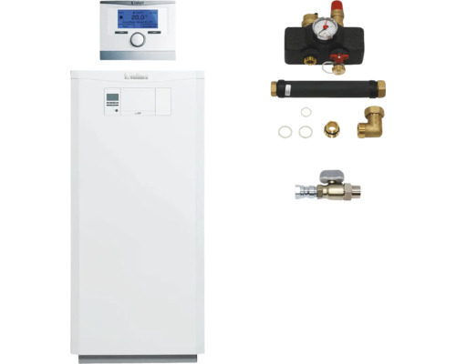 Vaillant Paket 2.69/3 Gas-Brennwertkessel ecoVIT VKK 486/5 und witterungsgeführter Regelung multiMATIC VRC 700/6 0010029848 Vaillant Heizungsanlage mit Regelung und Zubehör