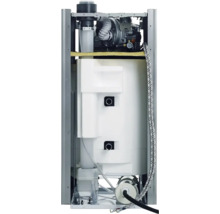 Innenansicht eines Heizgeräts mit verschiedenen Komponenten