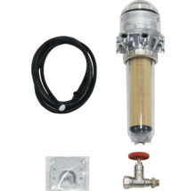 Entlüfterset mit Entlüfter, Anschlusskabel, Montageblech und Absperrventil