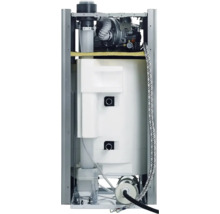 Innenansicht einer Warmwasseranlage mit verschiedenen Komponenten