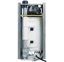 Innenansicht eines Heizgeräts mit verschiedenen Komponenten