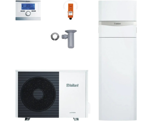 Vaillant aroTHERM Luft-Wasser-Wärmepumpe mit Zubehör