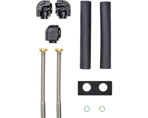 Anschlusstechnik-Set mit Rohren, Dichtungen und Verbindungsstücken
