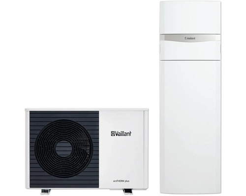 Vaillant aroTHERM plus Wärmepumpe mit Warmwasserspeicher