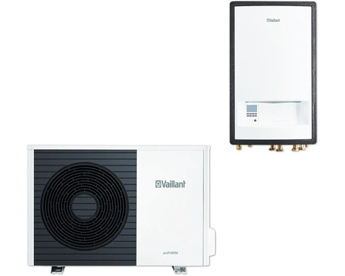 Vaillant aroTHERM Wärmepumpe mit Vaillant Logo