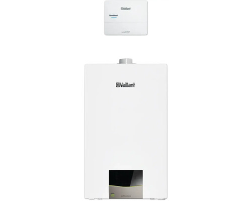 Vaillant Gas-Heizgerät mit Vaillant Logo und Temperaturregler