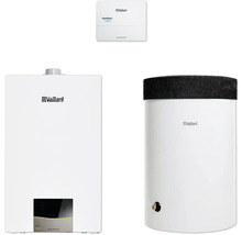 Vaillant ecoTEC exclusive Gas-Brennwertgerät, Warmwasserspeicher und Vaillant sensoDIRECT