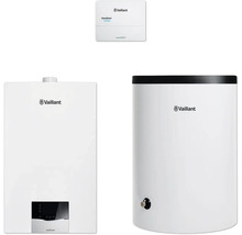 Vaillant Heizungsanlage mit Regler und Warmwasserspeicher