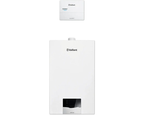 Vaillant Paket 1.672/2 Gas-Wandheizgerät ecoTEC plus VC 10 CS/1-5 und witterungsgeführter Regelung sensoDIRECT VRC 710 8000013965 Vaillant Heizgerät mit sensoDirect Regler