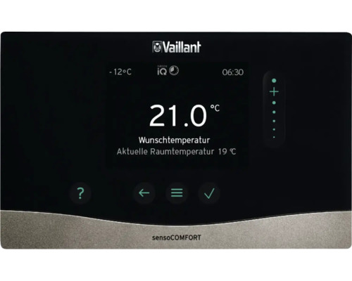 Vaillant sensoCOMFORT Heizungsregler mit digitaler Anzeige