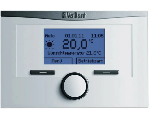 Vaillant Logo auf Heizungsregler mit Display