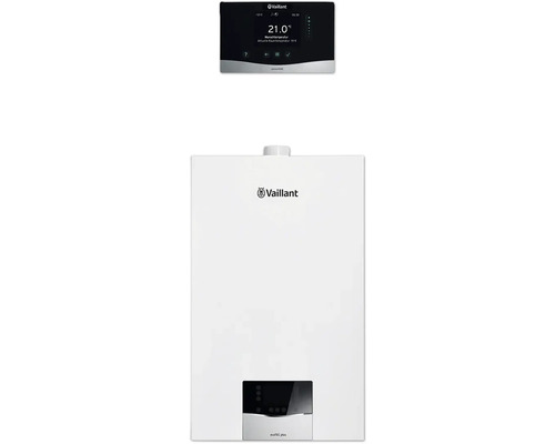 Vaillant ecoTEC plus Gas-Brennwertgerät mit zugehörigem Regler