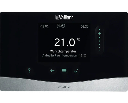 Vaillant sensoHOME Heizungsregler Anzeige