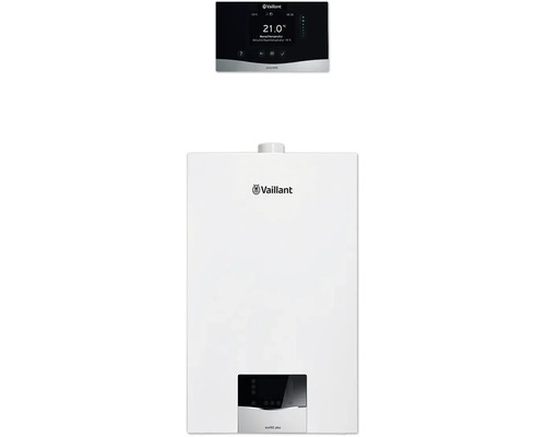 Vaillant Paket 1.787/3 Gas-Wandheizgerät ecoTEC plus VC 20 CS/1-5 und Raumtemperaturregler sensoHOME VRT 380/2 8000014459 Vaillant ecotec plus Gasheizung mit Bedienfeld