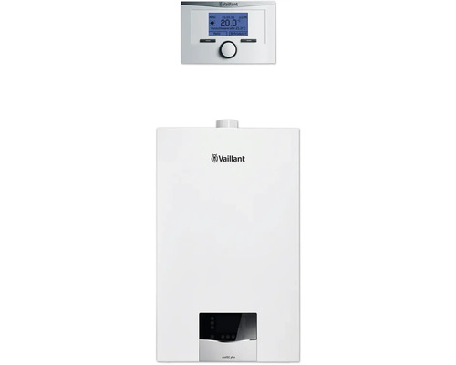 Vaillant Paket 1.789/2 Gas-Wandheizgerät ecoTEC plus VC 15 CS/1-5 und Raumtemperaturregler calorMATIC VRT 350 8000014461 Vaillant Heizungsanlage mit digitalem Thermostat zur Temperaturregelung