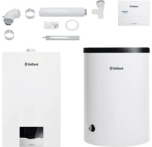 Vaillant Gasheizung mit Zubehör und Warmwasserspeicher