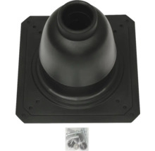 Dachhaube mit Befestigungsmaterial für Sanitärinstallation