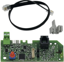 Elektronische Platine mit Kabel, Steckverbinder und Anschlussklemmen