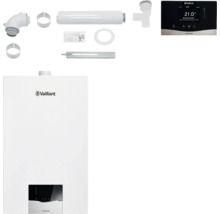 Vaillant ecoTEC plus Gasheizgerät mit Zubehör und Vaillant Logo