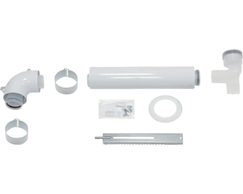 Vaillant Abgaszubehör Set mit Rohren, Schellen und Montageteilen