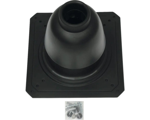 Dachmanschette mit Befestigungsmaterial für die Dachabdichtung