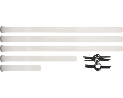 Flexibler Ablaufschlauch mit Rohrreinigungsspirale