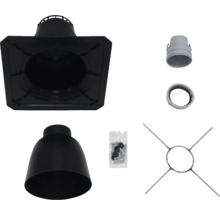 Abbildung von Ofenrohrteilen und Zubehör