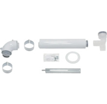 Abgasrohr-Set mit Rohren, Schellen, Schrauben und Dichtungen