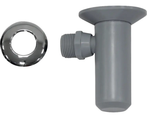 Eckventil mit Rosette