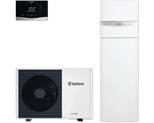 Vaillant aroTHERM Luft-Wasser-Wärmepumpe mit Steuerung