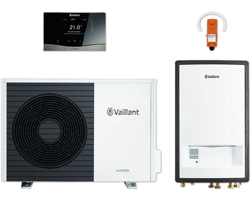 Vaillant Wärmepumpe mit Regler und Fühler