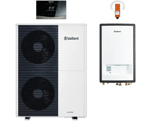 Vaillant aroTHERM Luft-Wasser-Wärmepumpe mit Zubehör