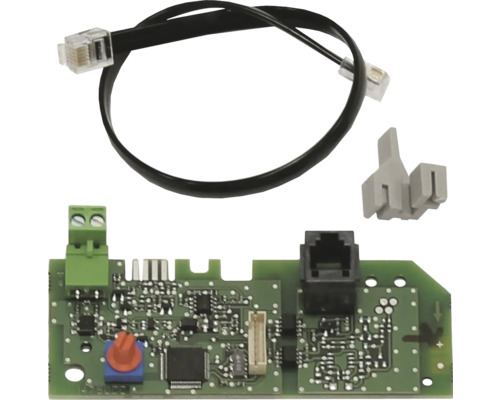 Elektronische Steuerplatine mit Kabel und Verbindungsstücken