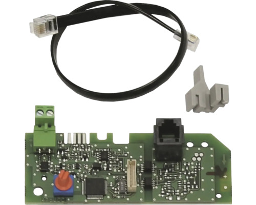 Elektronische Platine mit Kabel und Anschlussstücken