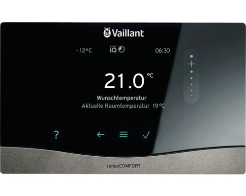 Vaillant sensoComfort Heizungsregler mit Temperaturanzeige