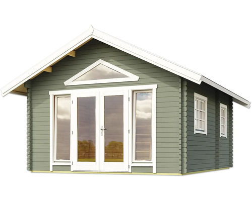 Gartenhaus mit Doppeltür, Fenster und Satteldach