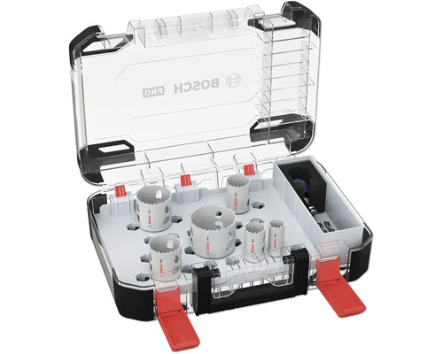 Bosch Lochsägen Set in transparentem Koffer