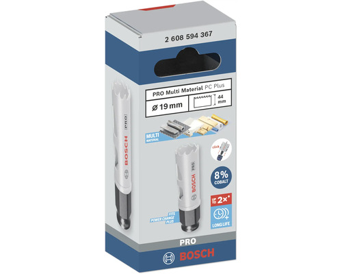 Bosch Pro Lochsäge Multi Material Durchmesser 19 Millimeter in Verpackung