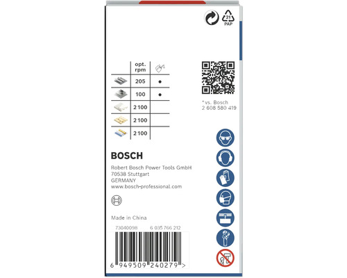 Informationen zu Bosch Werkzeugzubehör