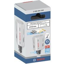 Bosch Pro Multimaterial Lochsäge mit 43 Millimeter Durchmesser in Produktverpackung