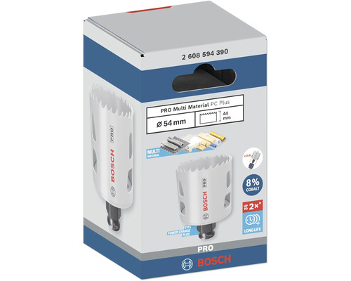 Bosch Pro Multi Material Lochsäge, 54 Millimeter, im Karton