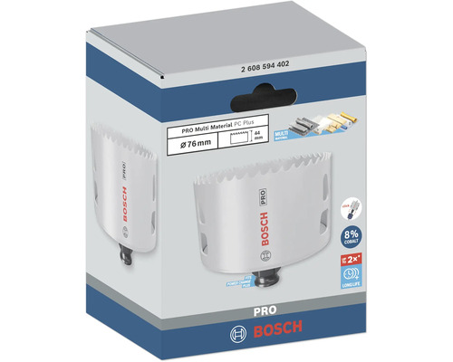 Bosch Pro Lochsäge Multi Material PC Plus, Durchmesser 76 Millimeter